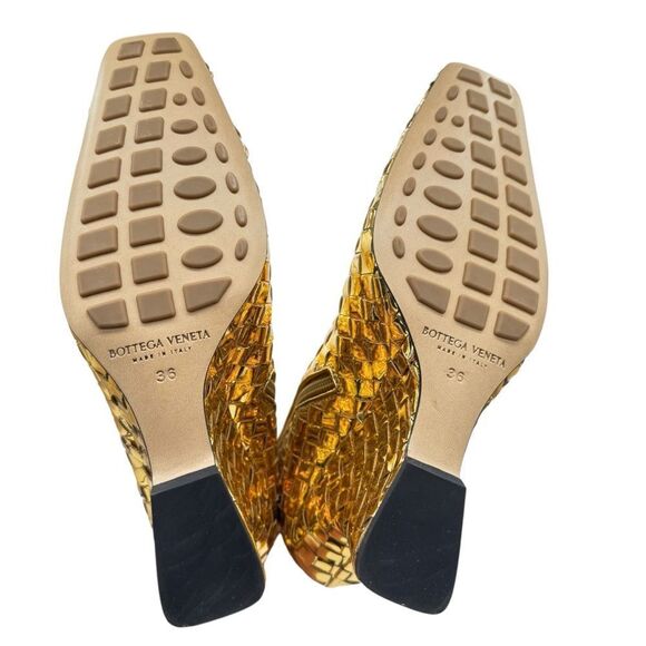 NEW Bottega Veneta Comet Mirror Boot in Gold Size 36 / 6 MSRP $4,500 - Picture 10 of 15